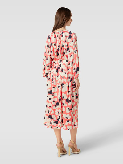 Seidensticker Midi-jurk van viscose met all-over motief Offwhite - 5