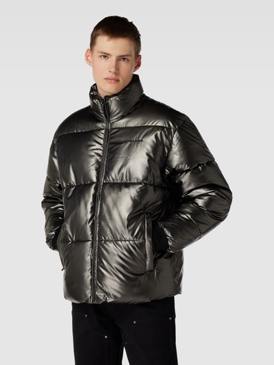 Pegador Steppjacke in metallic Modell 'SOLIN GLOSSY' Anthrazit 4