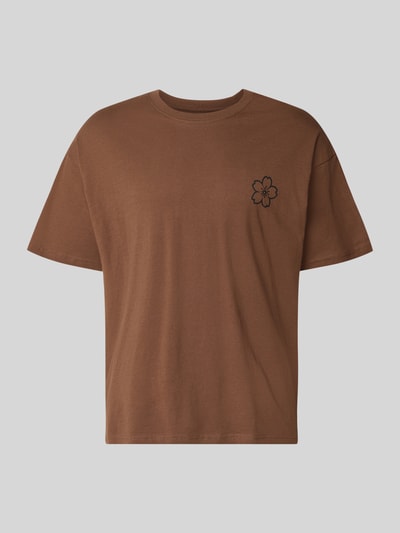 JACK & JONES Relaxed Fit T-Shirt aus reiner Baumwolle Modell "DYLAN" Schoko 1