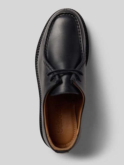 SELECTED HOMME Buty sznurowane z naturalnej skóry bydlęcej model ‘HECTOR’ Czarny 3