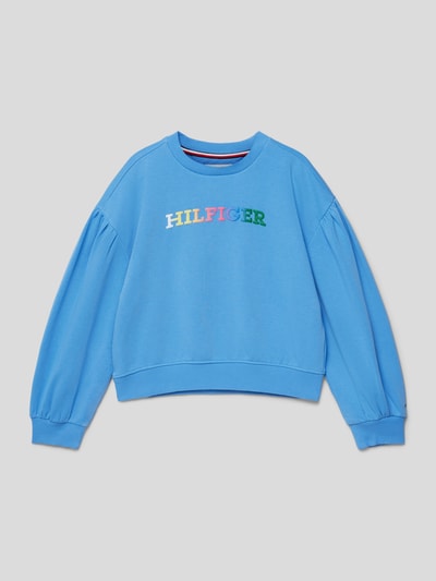 Tommy Hilfiger Teens Sweatshirt met ballonmouwen Bleu - 1