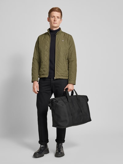 RAINS Weekender mit Label-Prägung Modell 'Hilo' Black 1