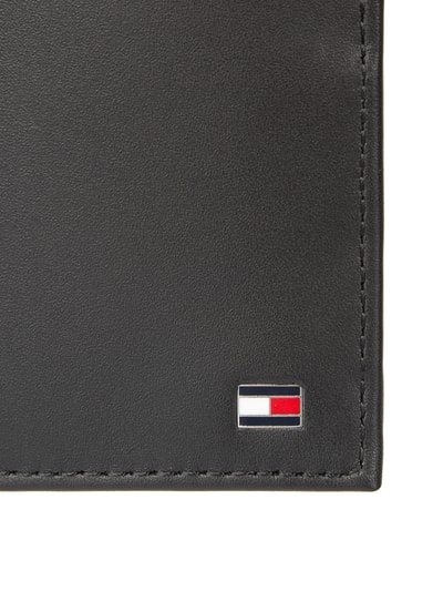 Tommy Hilfiger Geldbörse aus Leder mit Logo-Applikation Black 2