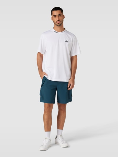 ADIDAS SPORTSWEAR Shorts mit Cargotaschen Petrol 1