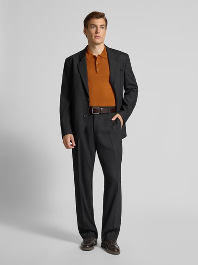 Strellson Koszulka polo o kroju regular fit z czystej wiskozy model ‘VADIM’ Terakotowy 1