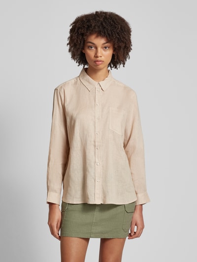 Only Blouse met borstzak, model 'TOKYO' Ecru - 4