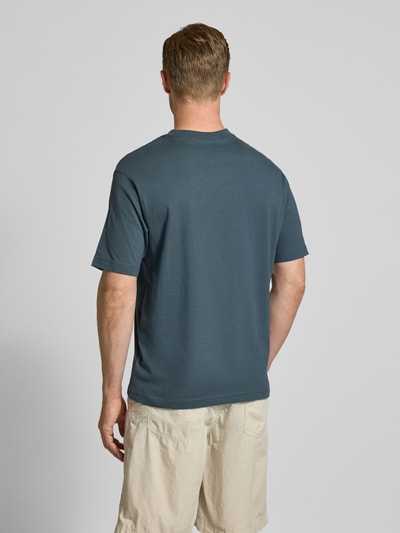 MCNEAL Loose fit T-shirt met ronde hals Petrol - 5