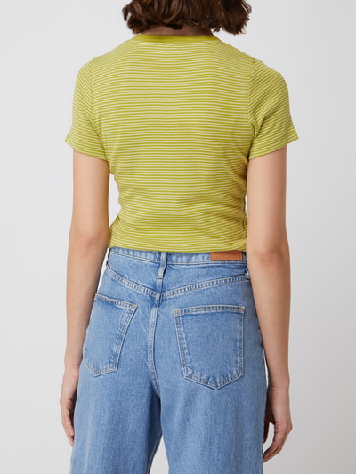 Levi's® T-shirt met streepmotief Lichtgroen - 5