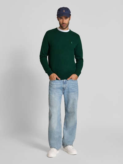 Polo Ralph Lauren Gebreide pullover met ribboorden Donkergroen - 1