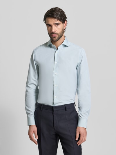 BOSS Slim Fit Freizeithemd aus reiner Baumwolle Modell 'HANK' Mint 4