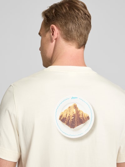 Selected Homme Oversized T-Shirt aus reiner Baumwolle Modell 'ELIAS' Offwhite 3
