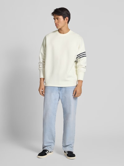 adidas Originals Sweatshirt mit Logo-Detail Offwhite 1
