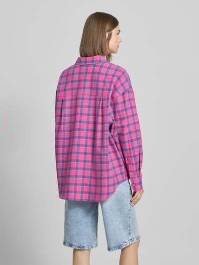 OH APRIL Overhemdblouse met knoopsluiting, model 'Vivian' Felroze - 5