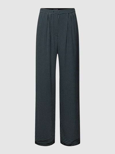 Emporio Armani Stoffen broek met all-over motief Marineblauw - 2