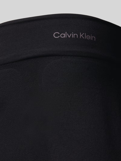 Calvin Klein Underwear High Waist String mit Label-Print Black 2