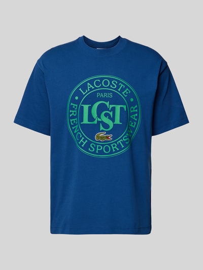 Lacoste T-shirt met ronde hals Blauw - 2