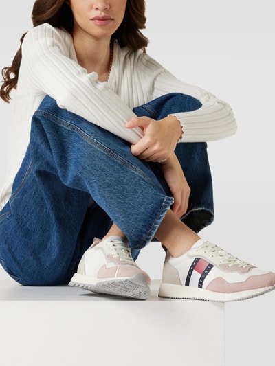 Tommy Jeans Sneaker mit Label-Details Modell 'TOMMY JEANS TRACK CLEAT' Rose 1