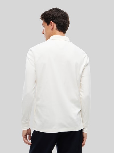Tommy Hilfiger Regular Fit Poloshirt aus reiner Baumwolle Modell 'LIQUID' Offwhite 5