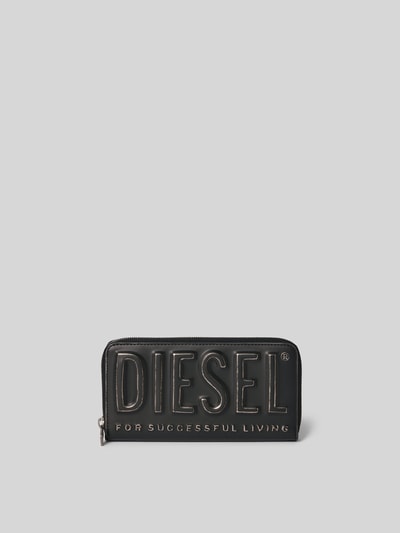 Diesel Portemonnaie mit Label-Detail Black 2