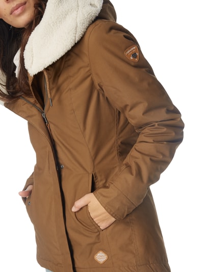 Ragwear Jacke mit Kapuze - wattiert Camel 3