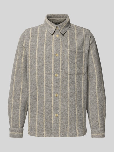 Les Deux Regular fit overhemdjack met wol, model 'Lennon' Middengrijs - 2