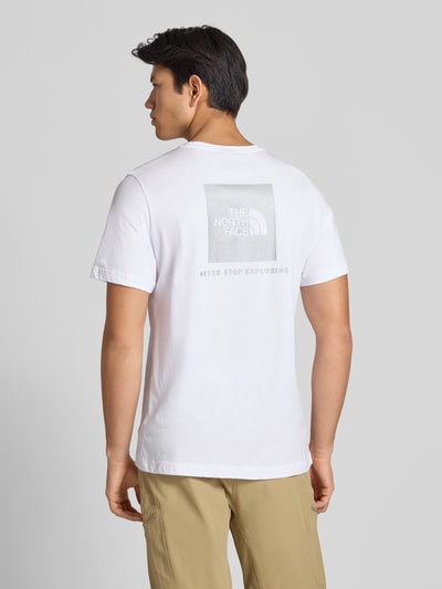 The North Face T-Shirt mit Label-Print Weiss 4