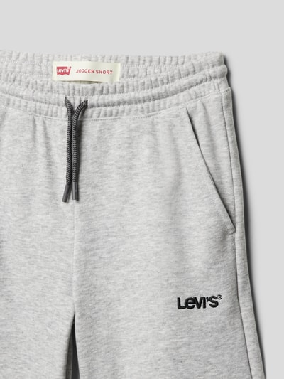 Levi’s® Kids Sweatshorts met labelstitching Middengrijs gemêleerd - 2