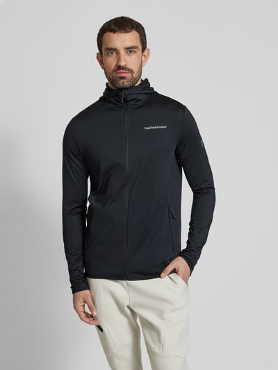 PEAK PERFORMANCE Jack met labelstitching Zwart - 4