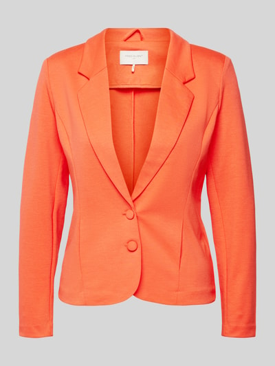 FREE/QUENT Blazer in effen design, model 'NANNI' Koraal - 2