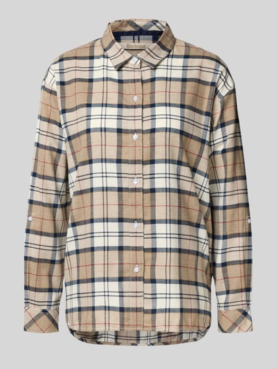 Barbour Relaxed fit overhemdblouse van puur katoen, model 'ELISHAW' Wit - 2