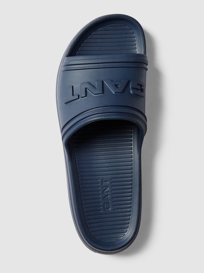 Gant Slides mit Label-Detail Dunkelblau 4