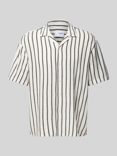 SELECTED HOMME Freizeithemd mit Knopfleiste Offwhite 2