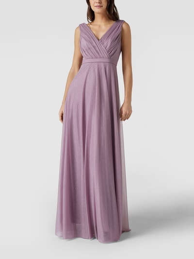 TROYDEN COLLECTION Abendkleid mit schimmernder Optik Mauve 1