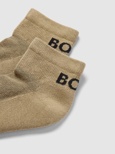 BOSS Socken mit Label-Print im 2er-Pack Schilf 2