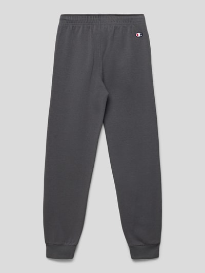 CHAMPION Sweatpants met logostitching Grafiet - 3