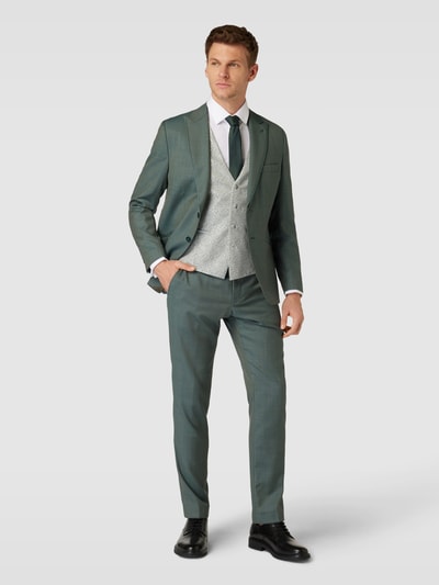 Wilvorst Spodnie do garnituru z wpuszczanymi kieszeniami w stylu francuskim w kolorze ciemnozielonym Ciemnozielony 1