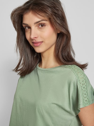 Vero Moda Relaxed Fit T-Shirt aus reiner Baumwolle Modell 'EMMY' Schilf 3