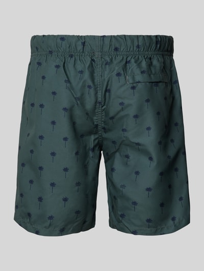 Shiwi Badehose mit Motiv-Print Modell 'Scratched Shiwi Palm' Bottle 3