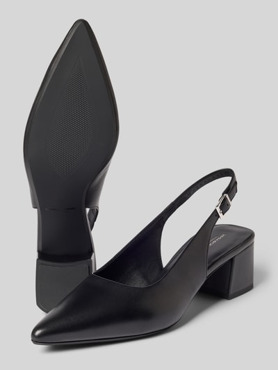 Produktfoto, Slingbacks aus echtem Leder Modell 'MARTA' von Vagabond, Optik: Unifarben, Schuhspitze: spitz, Blockabsatz, Dornschließe, Sohle: leicht strukturiert, Materialverarbeitung: Glattleder, Material: Echtleder
