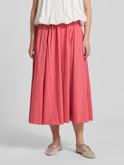 ROBE LÉGÈRE Midirok met plooien Felroze - 4