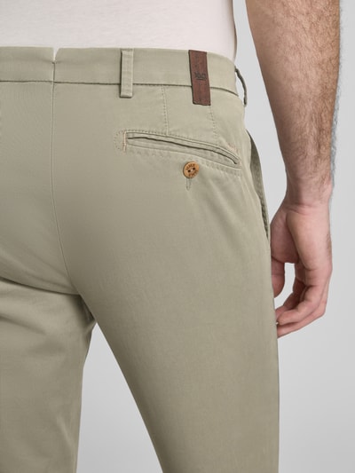 Mmx Regular Fit Chino mit Eingrifftaschen Modell 'LUPUS' Dunkelgruen 3