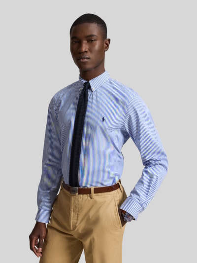 Polo Ralph Lauren Regular Fit Freizeithemd aus Baumwoll-Mix Hellblau 4