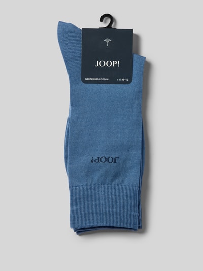 JOOP! Collection Sokken met logodetail, model 'PREMIUM ESSENTIAL' Blauw - 3