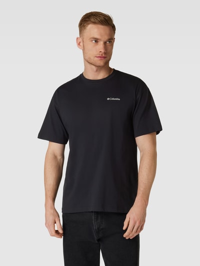 COLUMBIA T-shirt met ronde hals, model 'Black Butte' Zwart - 4