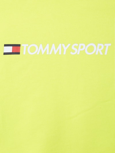 TOMMY SPORT Hoodie mit Logo-Print  Gelb 2