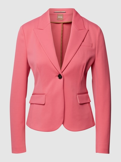 BOSS Black Women Blazer mit Strukturmuster Modell 'Jatiani' Rosa 2