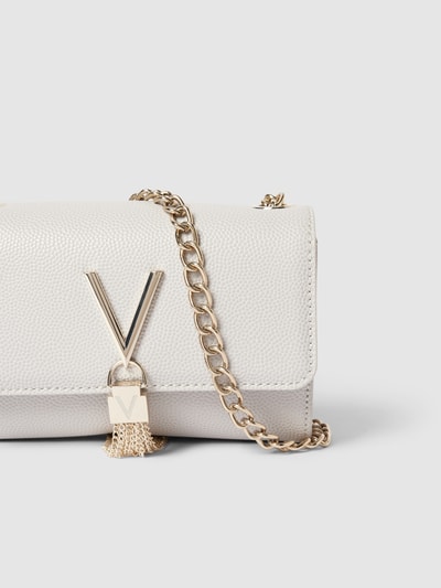 VALENTINO BAGS Torba na ramię z detalami z logo model ‘DIVINA’ Biały 2