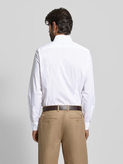 Tommy Hilfiger Tailored Fit Businesshemd aus Baumwoll-Mix Weiss 5