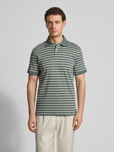 Selected Homme Regular Fit Poloshirt aus reiner Baumwolle Modell 'DEAN' Mint 4
