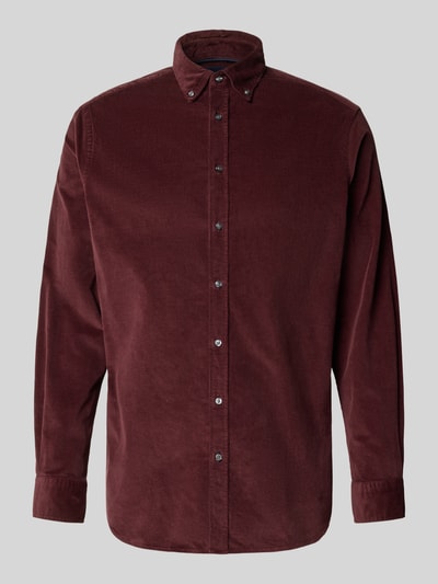 Christian Berg Men Vrijetijdsoverhemd met knoopsluiting Metallic rood - 2